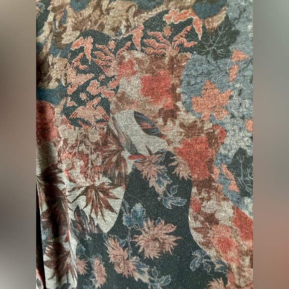 Premise Multicolor Floral Long Sleeve Dress - Picture 3 of 4